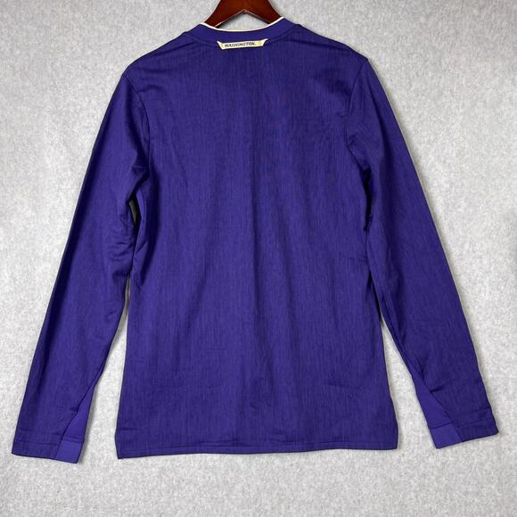 Washington Huskies Mens S Nike Coaches 1/4 Zip Pullover Jacket Dri-Fit - Picture 5 of 8